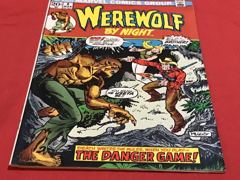 Werewolf By Night #4 Marvel Comics  VF