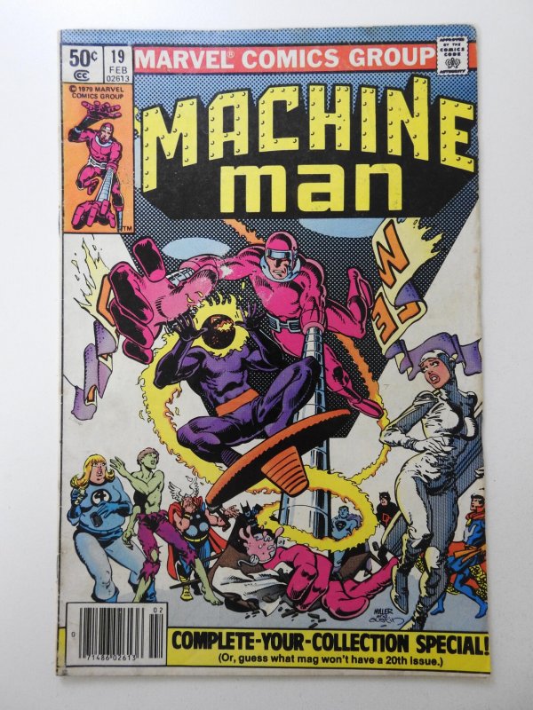 Machine Man #19 Newsstand Edition (1981) Solid VG Condition!