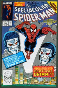 Spectacular Spider-Man 159 NM 9.4 Cosmic Marvel 1989