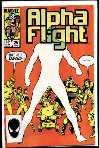 Alpha Flight #25 (1985) Alpha Flight