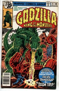 GODZILLA #21 1979-MARVEL-Bronze-Age comic book