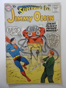 Superman's Pal, Jimmy Olsen #43 (1960) VG- Cond! Cover detached bottom s...