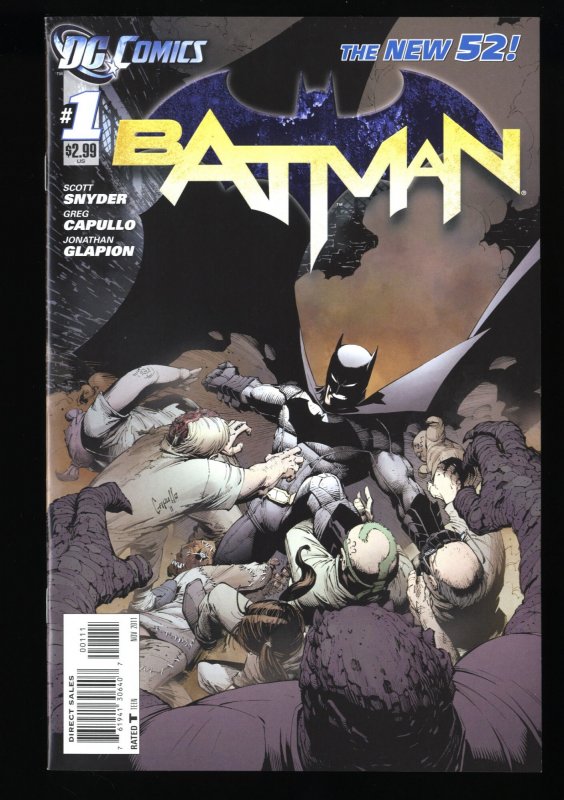 Batman (2011) #1 VF+ 8.5 New 52 1st Print!