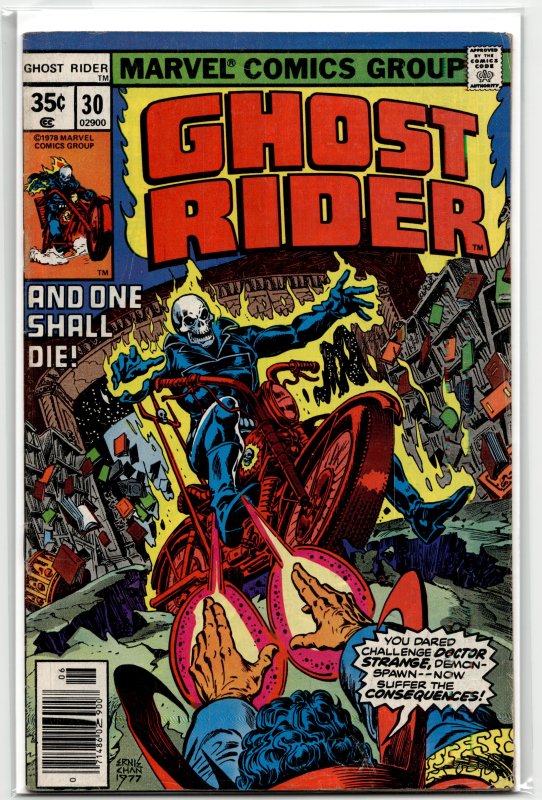 Ghost Rider #30 (1978) Ghost Rider