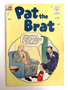 Pat the Brat #33   1959  Final Issue -  Archie Humor Series -  Rare