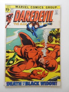 Daredevil #81 (1971) 1st Black Widow on Title! Solid VG+ Condition!