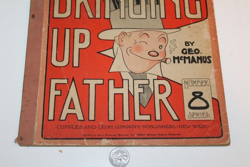 Bringing up Father Platinum Age Comic 1924 #8 8th Series Book Strip collection