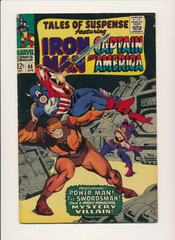 MARVEL TALES OF SUSPENSE ft. IRON MAN & CAPTAIN AMERICA #88 VG  (PF697) 