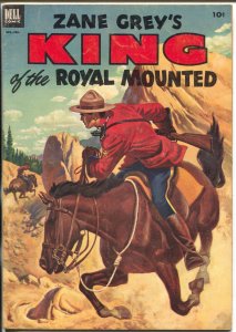 King of The Royal Mounted #10 1953-Dell-Zane Grey-RCMP-VG/FN