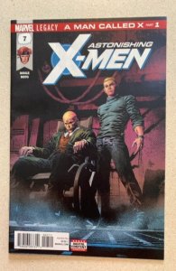 Astonishing X-Men #7 (2018) Charles Soule Story Mike Deodato Professor X Cover