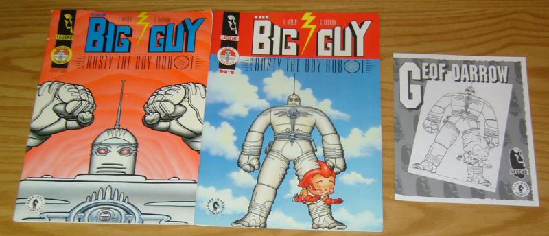 Big Guy and Rusty the Boy Robot #1-2 FN/VF/NM complete series + preview DARROW