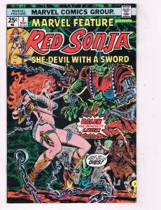 Marvel Feature # 3 VF Marvel Comic Book Feat. Red Sonja Conan Kull  J49