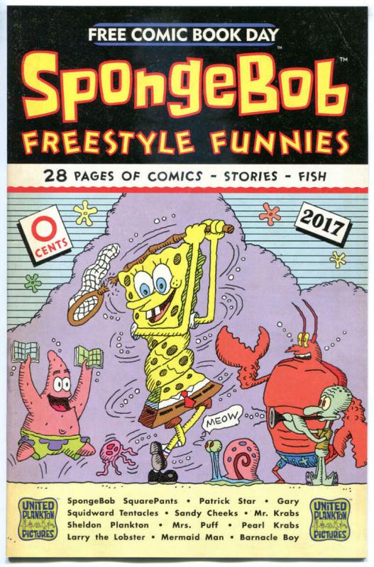 SPONGEBOB, NM, FCBD, Freestyle Funnies, 2017, more Promo / items in store