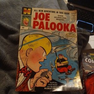 Joe Palooka #102 Harvey comics 1957 Madman's Machine silver Age humphrey cover