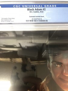 Black Adam (2022) # 2 (CGC 9.8) Signed Christopher Priest * DC Comics * Sandoval