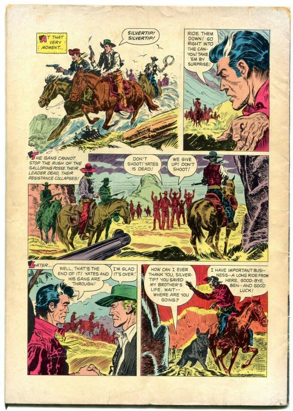 Max Brand's Silvertip- Four Color Comics #608 1954- Dell Western VG-