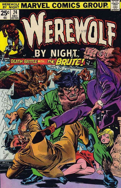 WEREWOLF by NIGHT Comic Cover Poster 