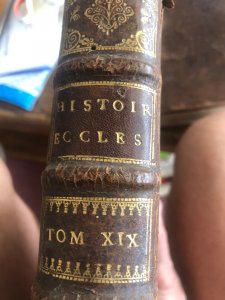 Histoire Ecclesiastique by Fluery,1717,tome(book)19,562p