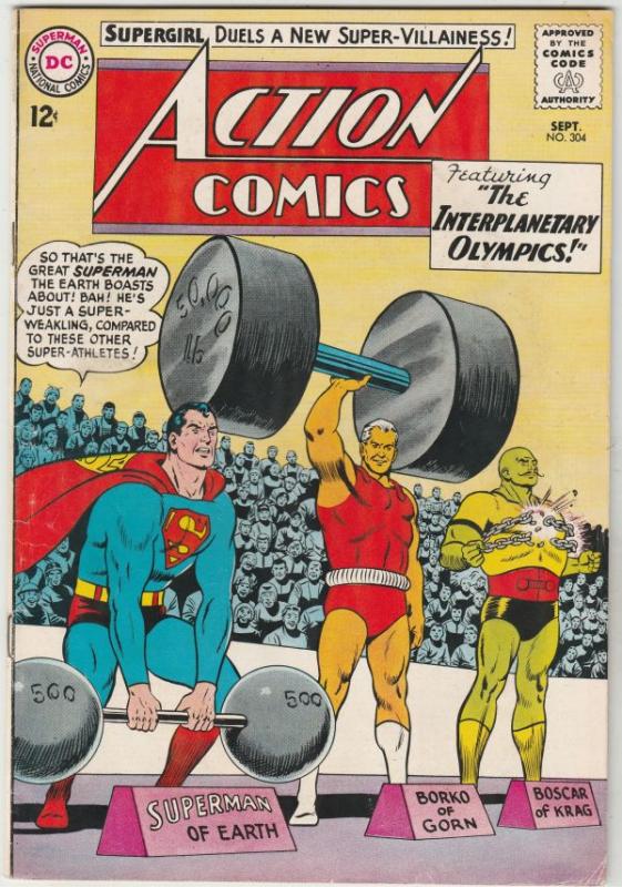 Action Comics #304 (Sep-63) VF- High-Grade Superman