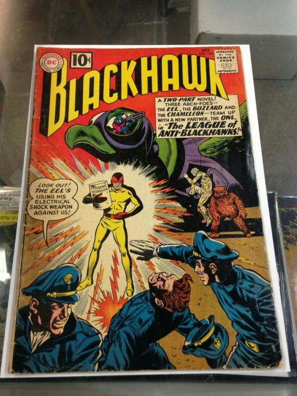 Blackhawk 165 G/VG (Oct. 1961)  1st App. Leagion of Anti-Blackhawks