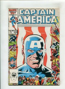 CAPTAIN AMERICA #323 (7.5) SUPER PATRIOT IS HERE!! 1986