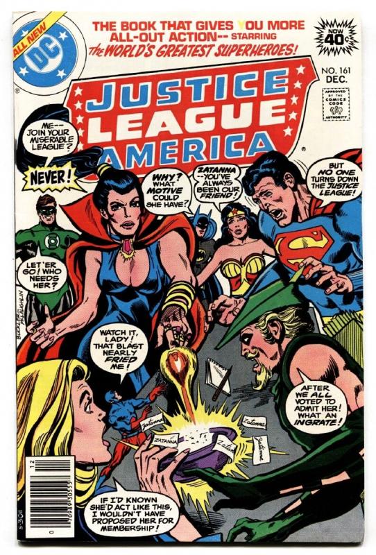 JUSTICE LEAGUE OF AMERICA #161  comic book  1978-ZATANNA-DC NM-