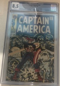 Captain America (1968) # 107 ( CGC 8.5 ) 1st App Of Doctor Faustus | Stan Lee