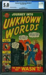 Journey Into Unknown Worlds #7 (1951) CGC 5.0 VGF