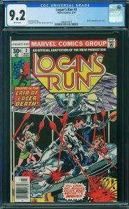 Logan's Run #3 (1977) CGC 9.2 NM-