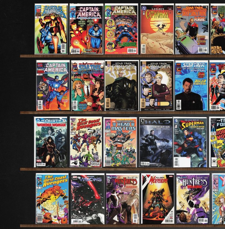 Huge Lot 140+ Comics with West Coast Avengers, Spawn, Superboy & More!