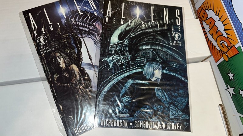 Aliens Newts Tale (1992 Dark Horse) Lot, Complete Series Set w/#s 1-2