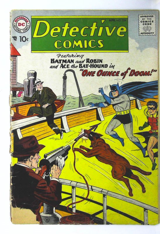 Detective Comics (1937 series) #254, Good- (Actual scan)
