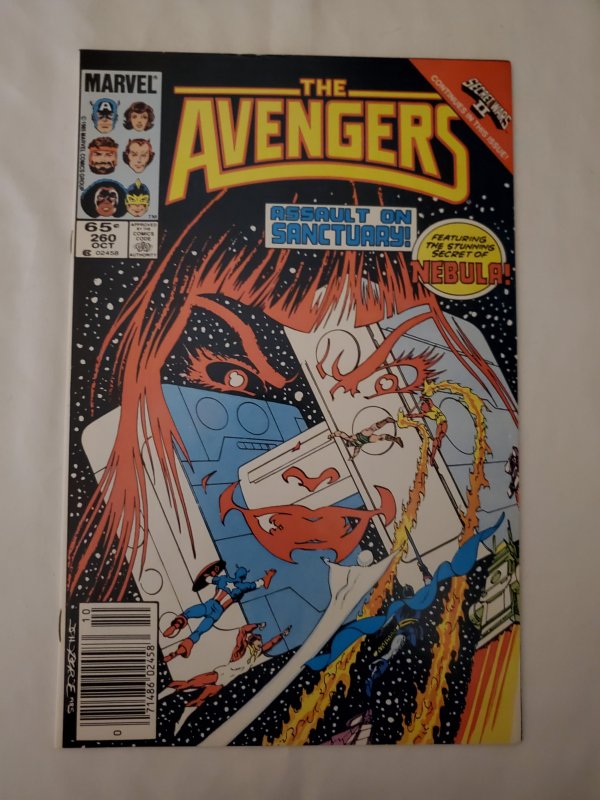 Avengers 260 Near Mint Cover by John Byrne