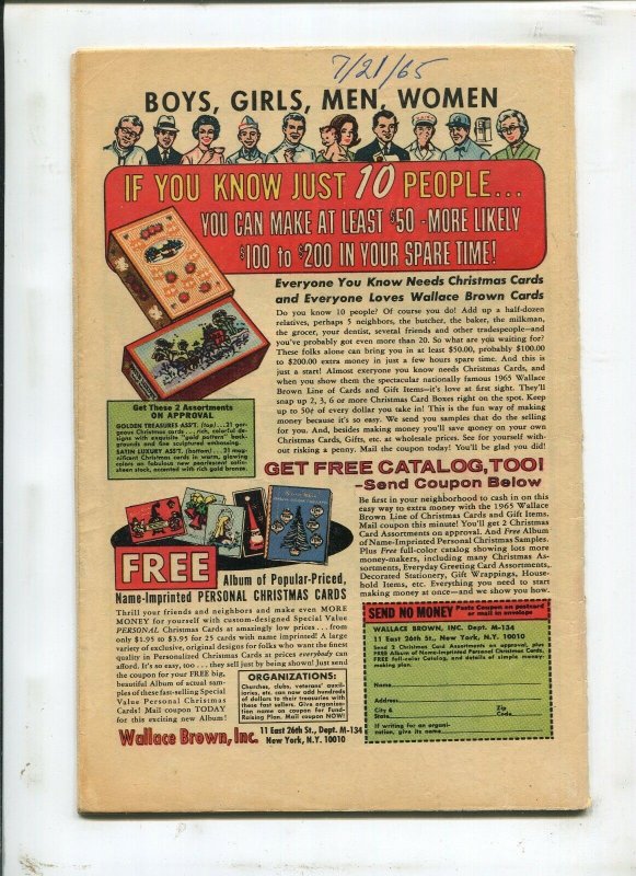 SGT. FURY #21 - TO FREE A HOSTAGE! - (4.0) 1965