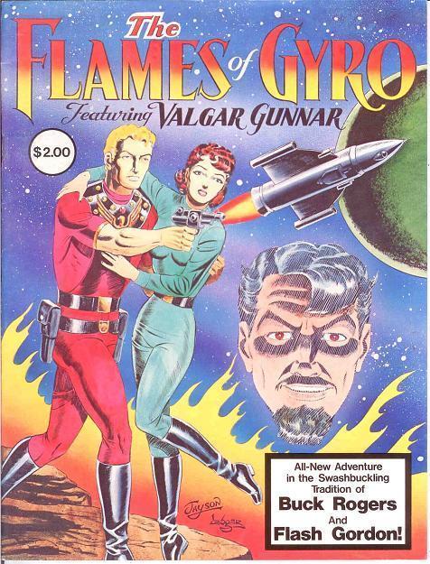 FLAMES OF GYRO 1 ( 2.00 cvrpr) VF SPACE OPERA A LA BUCK