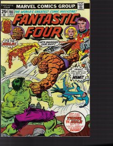 Fantastic Four #166 (Marvel, 1976) NM KEY Hulk Vs Thing