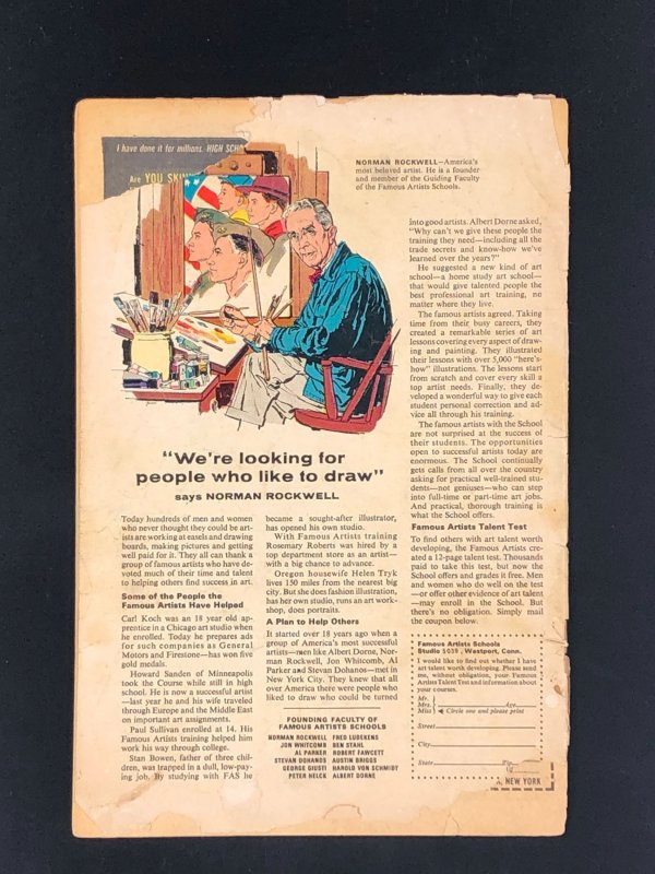 The X-Men #21 (1966) FR Lucifer Appearance Werner Roth