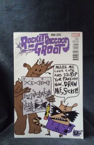 Rocket Raccoon & Groot #6 Tom Angleberger Variant (2016)