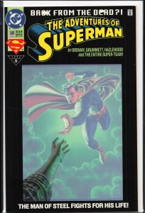 Adventures of Superman #500 Collector's Edition Cover (1993) Superman [Key Is...