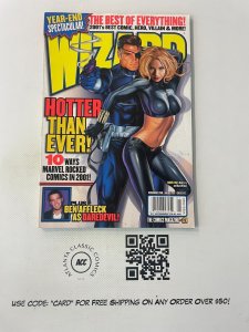 Wizard Comic Book Magazine # 124 Nick Fury Black Widow Greg Horn 2002 1 J227
