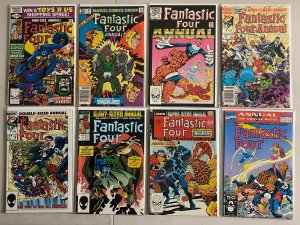 Fantastic Four Annuals lot #15-27 11 diff avg 7.0 (1980-94)