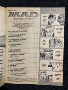 1964 MAD Magazine #85 VG 4.0 Alfred E Neuman vs Abraham Lincoln