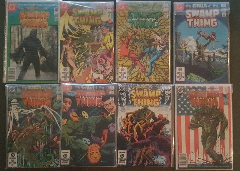 SAGA OF THE SWAMP THING LOT (1982-1984)