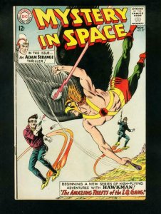 MYSTERY IN SPACE #87 1963-ADAM STRANGE-HAWKMAN-RARE HIGHER GRADE COPY FN+