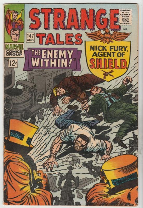 Strange Tales #147 (Aug-66) VF+ High-Grade Nick Fury, Dr. Strange