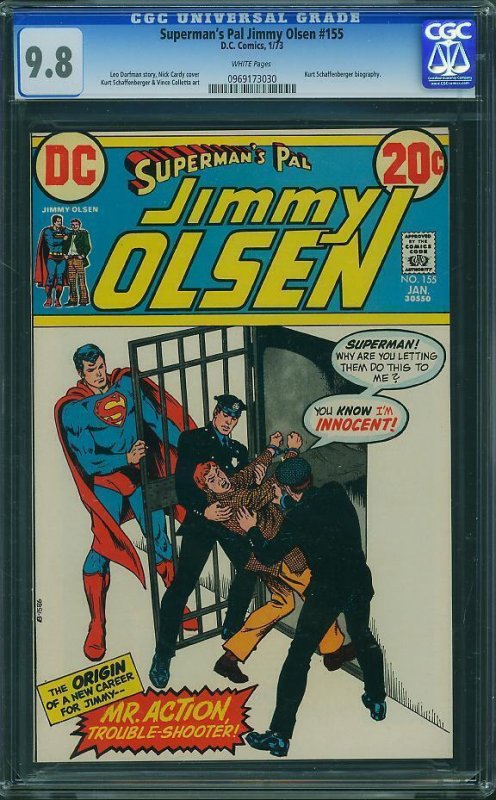 Superman's Pal, Jimmy Olsen #155 (1973) CGC 9.8 NM/MT