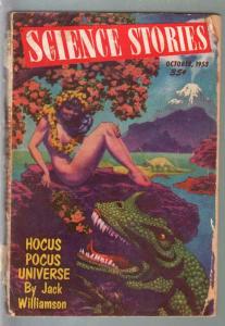 Science Stories #1 10/1953-1st issue-Hannes Bok-Jack Williams-pulp fiction-FR