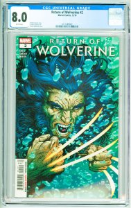 Return of Wolverine #2 (2018) CGC 8.0!