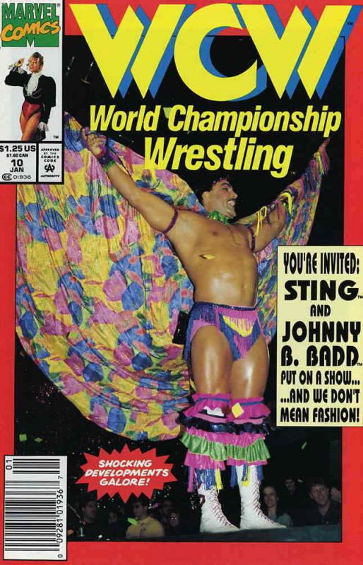 WCW World Championship Wrestling #10 (Newsstand) VF; Marvel | save on shipping - 