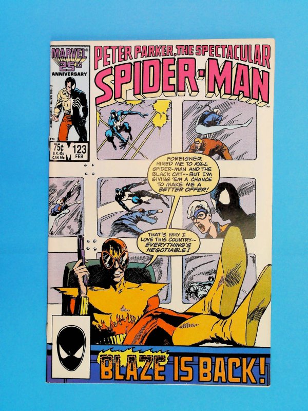 The Spectacular Spider-Man #123 Direct Edition (1987)